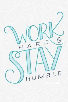 Work Hard. Stay Humble. #motivation #quotes: Work Quotes Inspirational ...