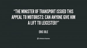 The Minister of Transport issued this appeal to motorists: Can anyone ...