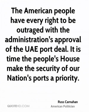 ... the people's House make the security of our Nation's ports a priority