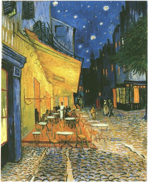 Vincent van Gogh Terraza del café de la Place du Forum en Arles, por ...