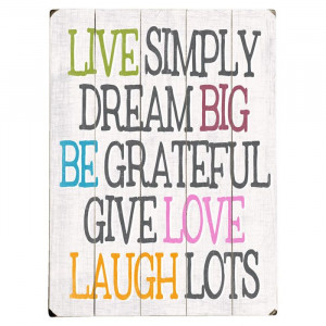 Live Love Laugh Wall Art