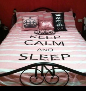 and sleep, cute, keep calm, love, pretty, quote, quotes
