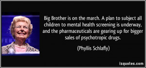 is on the march. A plan to subject all children to mental health ...