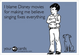 disney, funny, quotes, sing, song, text, words