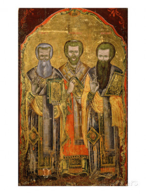 ... Gregory Nazianzus, St John Chrysostom, St Basil the Great Giclee Print