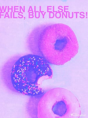 Design, donuts, cheer up, quote.