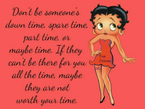 Makes sense. Plus, I love Betty Boop.