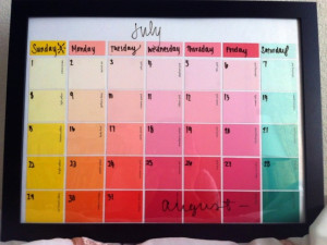 ... same old basic white calendar then try making a fun dry erase calendar