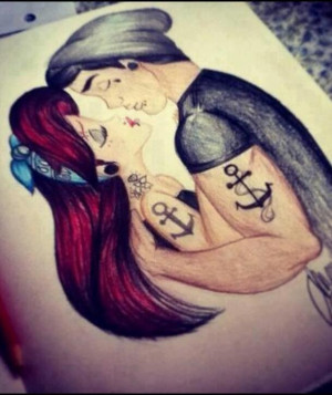 Punk Ariel and Eric so cool