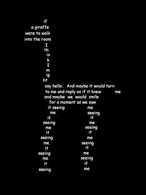 giraffe+poem+on+black+background.jpg 300×400 pixels