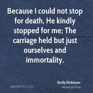 Emily Dickinson Death Quotes