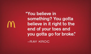Believe! - Krocism #mcdonalds #inspiration