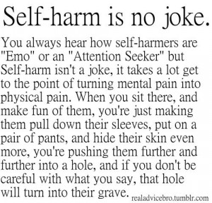 Stop Self Harm Quotes Tumblr