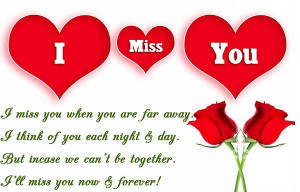 miss you messages for my Husband
