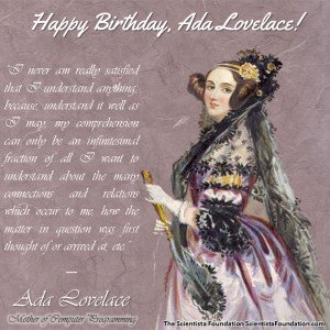 Ada Lovelace quote In Enabling Mechanism