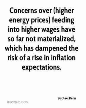 Concerns over (higher energy prices) feeding into higher wages have so ...