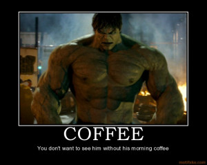 coffee motivational poster