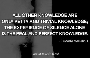 Ramana Maharshi quote