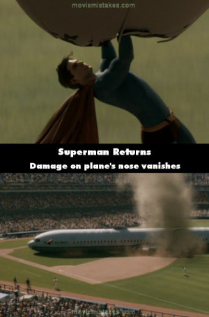 ERRORES EN FILMACION / Superman Returns