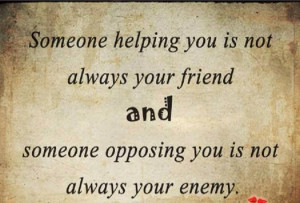 Friends vs enemy ...
