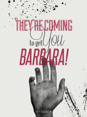 Striking Typographic Posters Of Zombie Movie Quotes