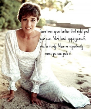 Julie andrews, celebrity, actress, lady, work, quotes