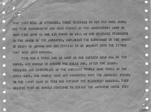 Telegram, Richard Russell to Harry S. Truman, August 7, 1945. Official ...