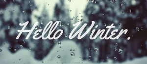 More Than Sayings: Hello winter! #winter