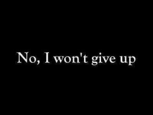 wont give up