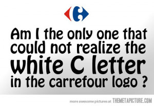 Funny photos funny carrefour logo c letter
