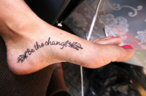 If you are looking to update your look, this Foot Tattoo Quotes Ideas ...