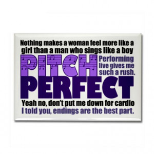 Gifts > Acapella Magnets > Pitch Perfect Quotes Rectangle Magnet