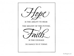 Hope Faith Wallpaper