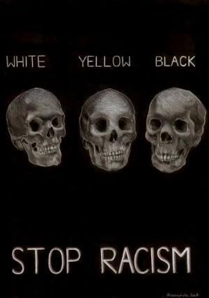 stop racism by pourin
