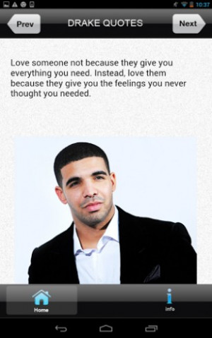 View bigger - Drake Lyrics, Quotes and Songs for Android screenshot