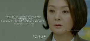 That Winter, The WInd Blows Episode 15 Quotes. Korean Drama.