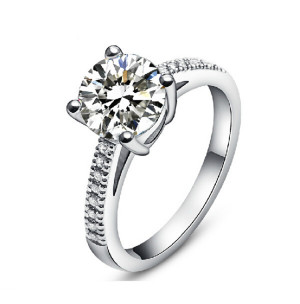 925 sterling silver jewelry trendy wedding love witness women ring