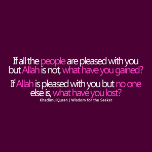 Pleasure Of ALLAH Islamic Quotes WALLPAPER BACKGROUND