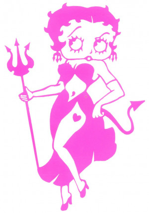devilish betty boop angel boop