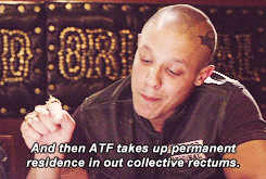 Sons of Anarchy' is always murky.