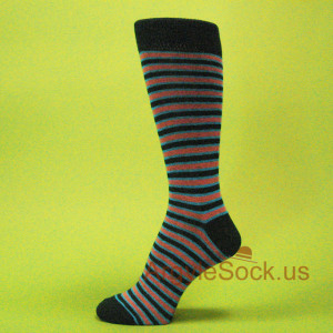 Teal Mens Dress Socks