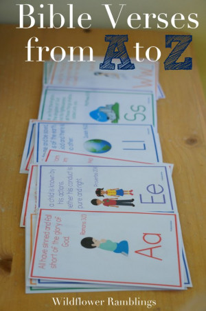 ABC Bible Verses for kids -- free alphabet bible printables ...