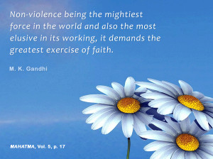 Mahatma Gandhi Quotes Violence