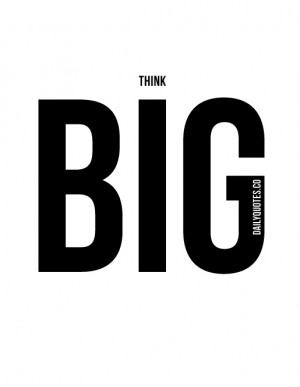 Think Big Quotes Covers For...