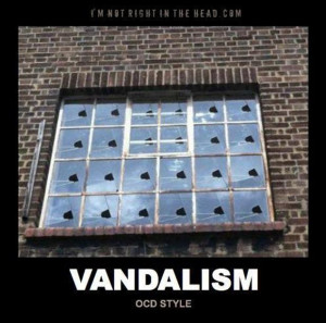 funny ocd pictures, broken windows