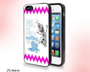 Olaf Disney Frozen Olaf Quote - Pho to on Hard case for iPhone and ...