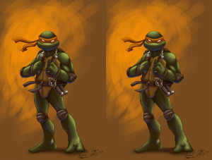 mikey ninja turtle