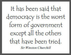 Churchill on Democracy