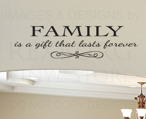 Wall-Decal-Quote-Sticker-Vinyl-Art-Lettering-Removable-Family-is-a ...
