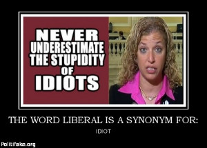 She truly is an idiot in every sense of the word. THE WORD LIBERAL IS ...